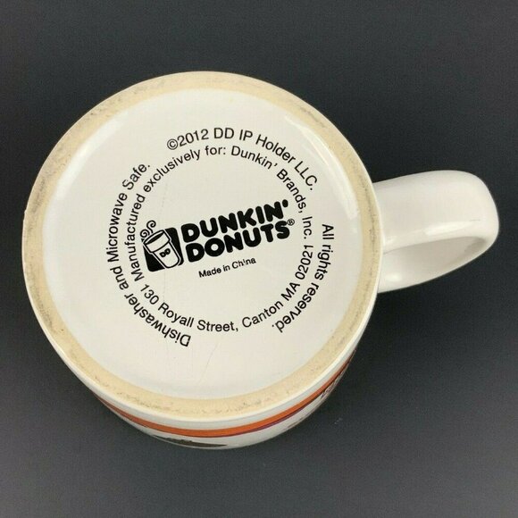 Dunkin Donuts Virginia Ceramic Coffee Mug 2012 Limited Edition 12 fl oz - Picture 6 of 8